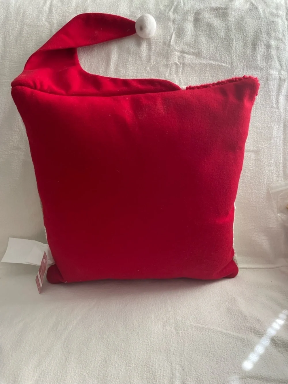 NWT Santa Ashland Red Holiday Pillow Tag - Peppermint Lane